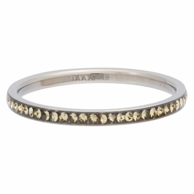 iXXXi Füllring ZIRKONIA KRISTALL silber blond flare - 2 mm