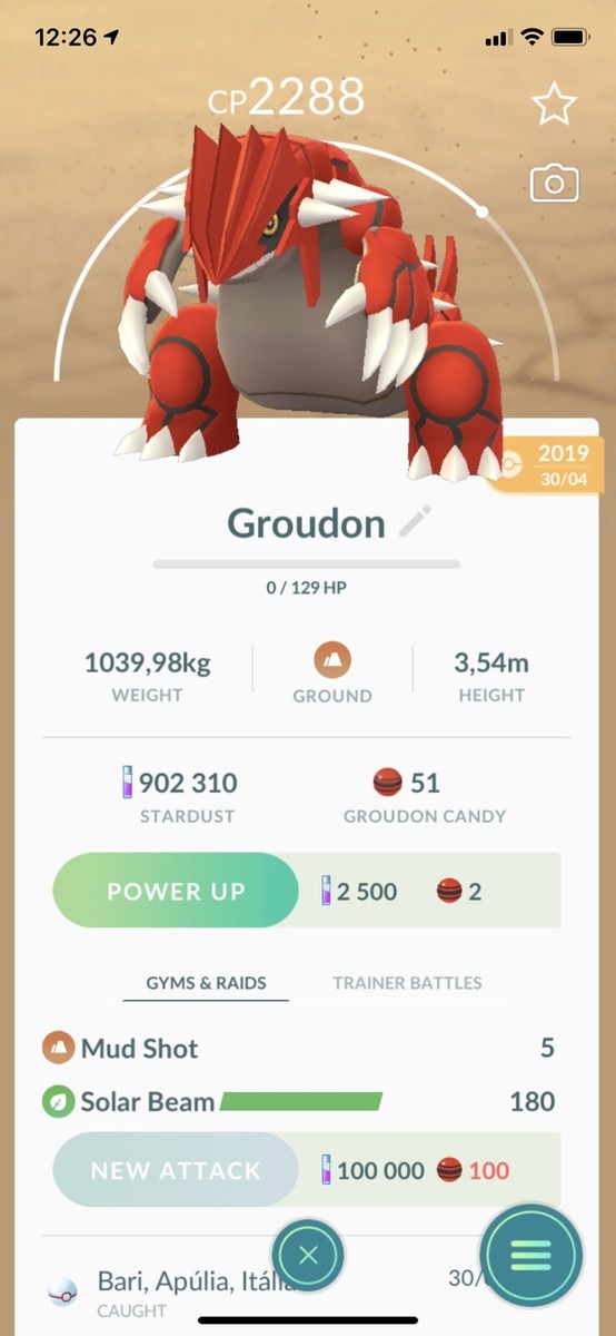 Shiny Groudon Trading - POGO Trading