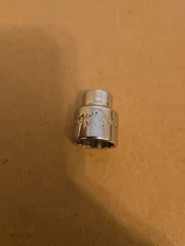 Mac Tools 1/4" Drive 9/16" 12PT Shallow Chrome Socket M182