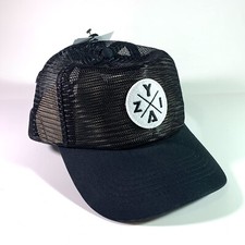 Zyia Active Mesh Trucker Hat Adjustable SnapBack Black