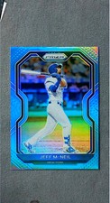2021 Panini Prizm Tier II Carolina Blue #119 Jeff McNeil Mets
