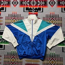 Nike Track Jacket Women  s Medium Vintage Full Zip 80s 90s Retro Swoosh C3