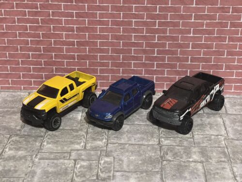 Hot Wheels Chevy Chevrolet Silverado Colorado Pickup 4x4 Off Road Bundle Job Lot