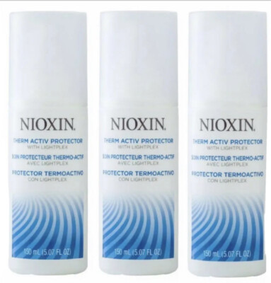 Nioxin Therm Activ Protector with Lightplex 5.07 oz PACK OF 3