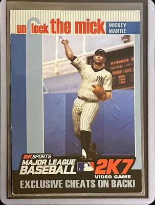Micky Mantle - 2007 Topps - 2K7 - Unlock the Mick - Foil #2