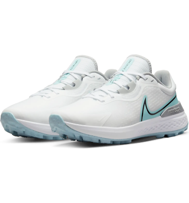 Nike Infinity Pro 2 Wide White/Grey/Blue Men Spikeless Golf Shoes