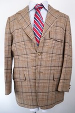 Vintage Pendleton Wool Blazer Sport Coat Jacket Men Size Large 42 Made in USA