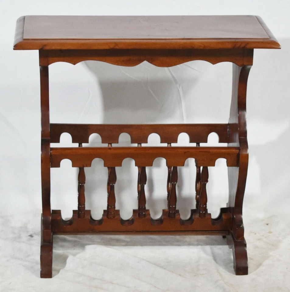 Vintage Solid Mahogany Canterbury Music/Magazine Rack made by Handycraft  - Image 2 of 4