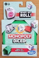 Monopoly Diced Game Hasbro 2021 Ready Set Roll New Sealed