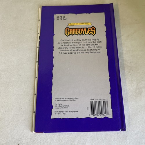 GARGOYLES MEET THE CHARACTERS By Fun Works and Mouse Works Hardcover - Picture 2 of 7