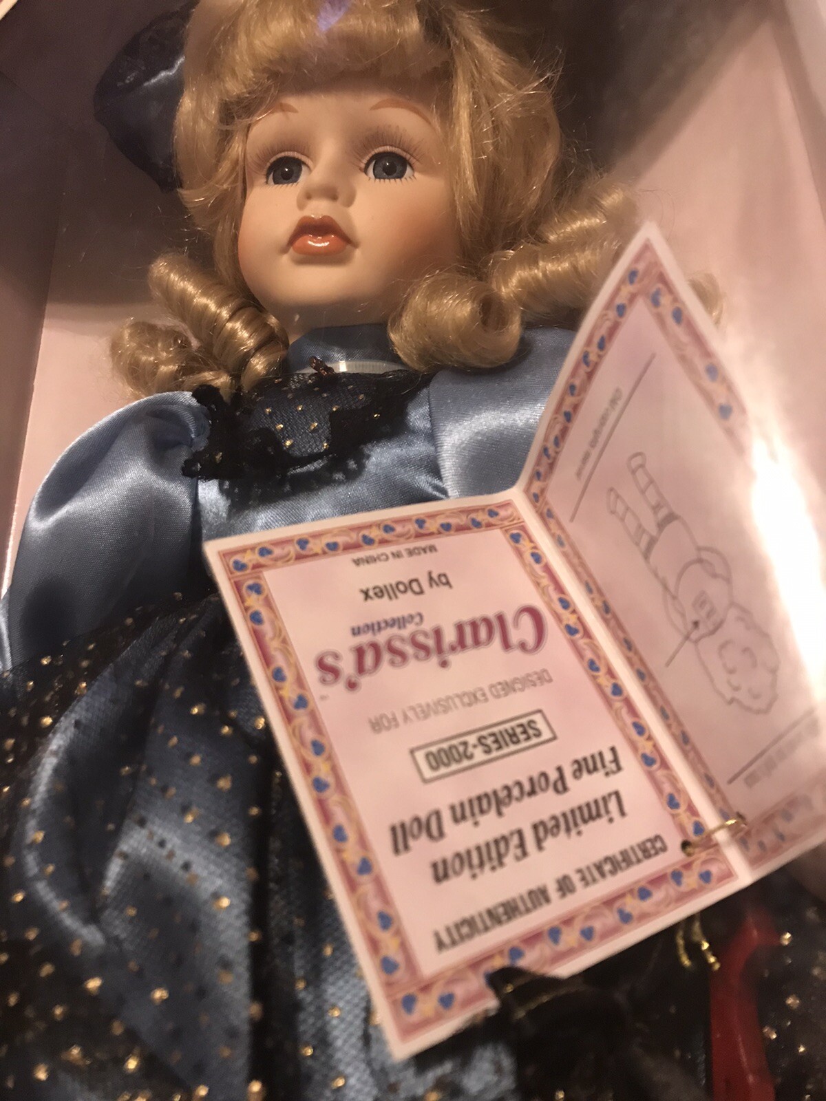 clarissa's collection porcelain doll by dollex