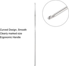 1.75mm Lace Crochet Hook Cotton Fine Yarn Thin Small Aluminium