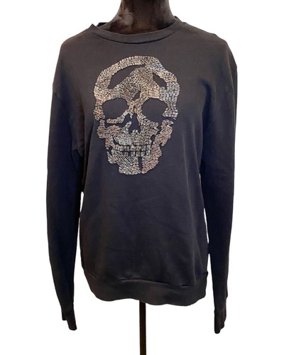 zara mens skull sweatshirt | eBay
