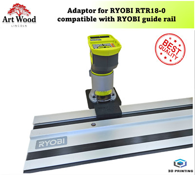 Ryobi RTR18-0 R18TR-0 ONE+ Adapter Basis Oberfräse Führung RYOBI Schiene Schiene