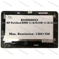 11.6" HD Touch LED LCD Screen Assembly For HP Pavilion X360 11-K161NR 11-K122nw