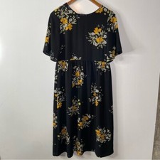 Zara Floral Midi Dress Size Small