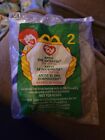 3D Ty McDonalds Beanie Baby #2 Antsy The Anteater Rare New & Sealed