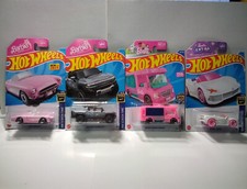 Hot Wheels 4 Vehicle Barbie Set New Sealed