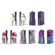 MAI AUTUMN ART MIX VINYL SKIN DECAL FOR SONY PS5 SLIM DISC EDITION CONSOLE