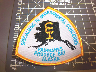 CCI Environmental Concerns Alaska Embroidered Patch, Fairbanks, Prudhoe Bay