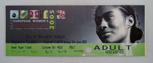 England vs Finland UEFA Women's Euro 2005 ticket
