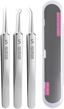 Professional Facial Blackhead Remover Tweezers,Extractor Acne Removal Kit Pimple