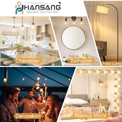 8 Pack G25 LED Edison Globe Light Bulbs, 3000K Soft White, E26 Base Round Lig...