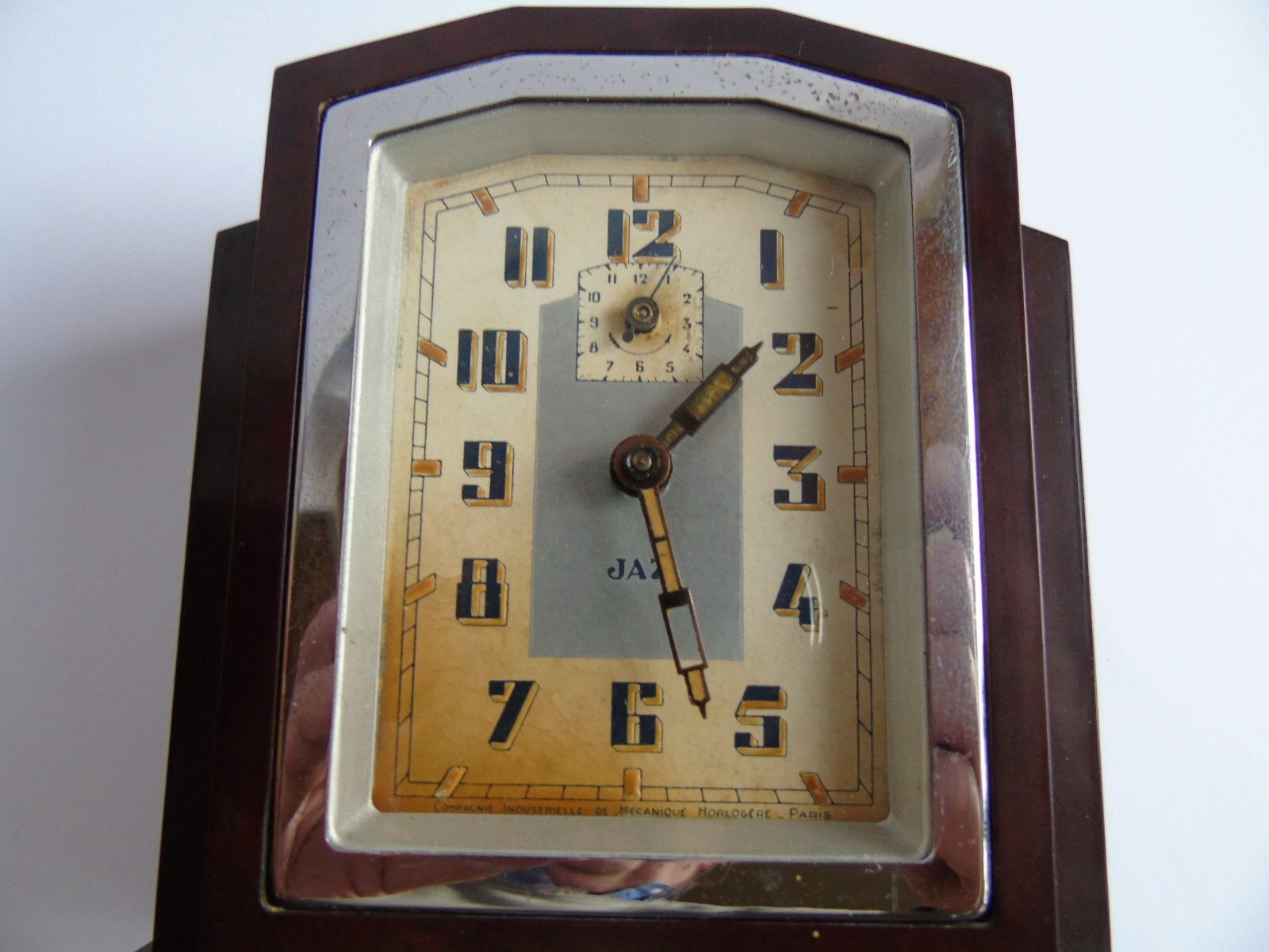 Art Deco Jaz Alarm Clock in Bakelite eBay