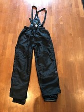 Vintage Wave Rave Unisex Ski Bibbs Snowboard Snow Pants Winter Small 25x27