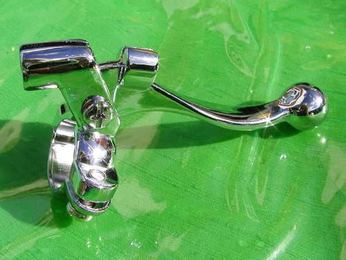 chrome decompression LEVER ball end exhaust valve lifter trigger 7/8" handlebars