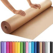 PerkHomy 36" x 2,400" 200' Brown Kraft Paper Roll for Craft Bulletin Board ...