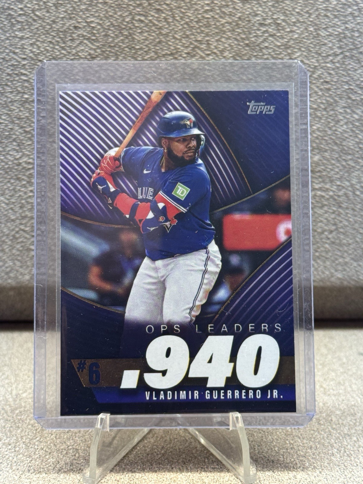 2025 Topps Series 2 Vladimir Guerrero Jr OPS-6 Toronto Blue Jays OPS Leader Card