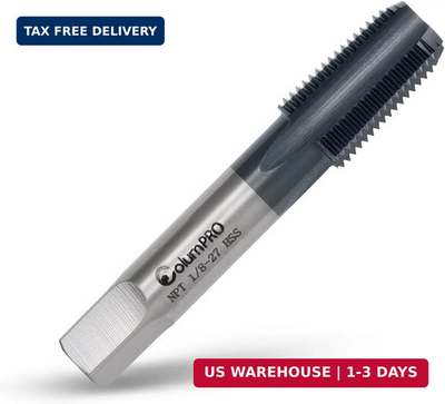 #ad 1 8” 27 NPT Pipe Tap High Speed Steel Thread Tap with AD Coating Heavy Duty $17.17