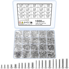 1000 Pcs Micro Repair Screws, Tiny Small Screws Set, Pan Head round Head Mini M