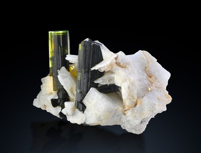 Tourmaline with Quartz & Albite   Pakistan   229g Mineral Specimen