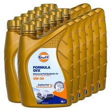 Motoröl Gulf Formula LEF 0W-30 12 X 1 Liter für Land Rover Opel Mazda Peugeot