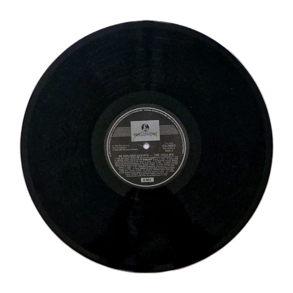 THE HOLLIES "20 Golden Greats" RARE 1986 AUSSIE ONLY LP w/THE AIR THAT I BREATHE - Image 4 of 4