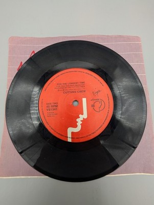 (I Just) Died In Your Arms & For The Longest Time Virgin, Cutting Crew 45 VG+
