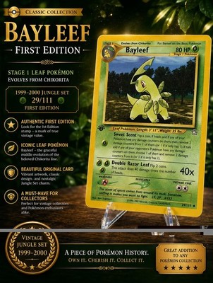 2000 pokémon neo genesis 1st edition Bayleef 29/111