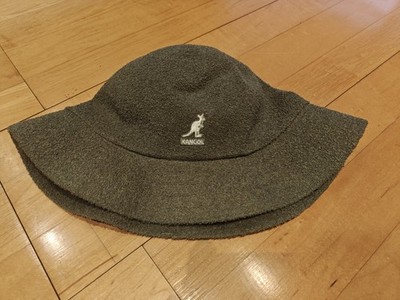 Kangol Bermuda Casual Mütze Hut Gr.XL Olive grün Neu & Ovp