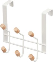 TÜRgarderobe Mit 6 Haken Weiss TüRhakenleiste TüRhaken Garderobenleiste Haken 56