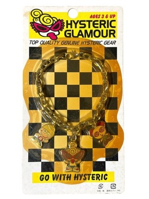 Hysteric Glamour His Key Charm Bracelet Mini Silver Logo Chain Used