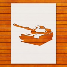 Reusable Tank Stencil Template for Wall Art DIY Crafts - StencilAir