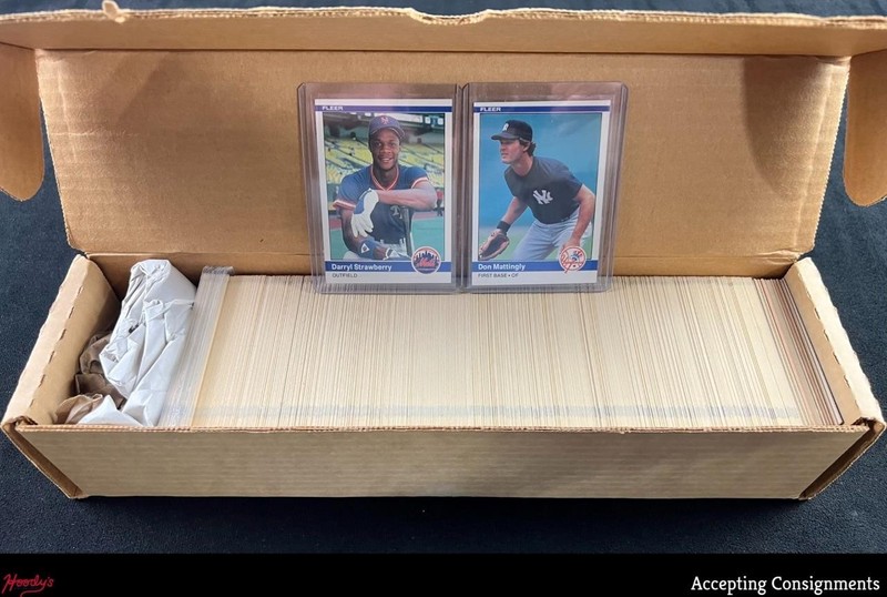 1984 Fleer Baseball Complete Set 660 Cards Don Mattingly Darryl Strawberry RC