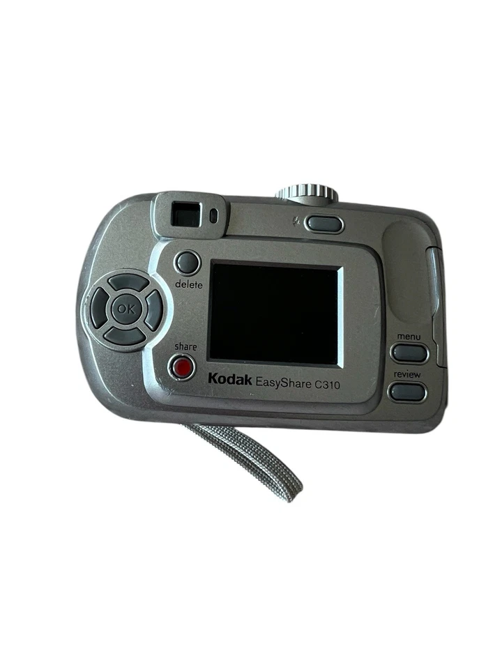 Kodak EasyShare C310 4.0MP Compact Digital Camera Silver - For Parts/Not Working - Image 3 of 4
