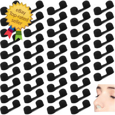 100 Pieces Disposable Nose Filters Plug Filter for Spray 100 Pcs, Black