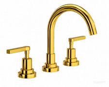 Rohl A2228LMULB-2 Lombardia C-Spout Widespread Bathroom Faucet