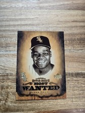 FRANK THOMAS * 2001 Upper Deck * MOST WANTED *  #M W 14 WHITE SOX * HOF  * NM-MT