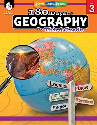 180 Days of Geography for Third Grade (Grade 3). Lacey<|