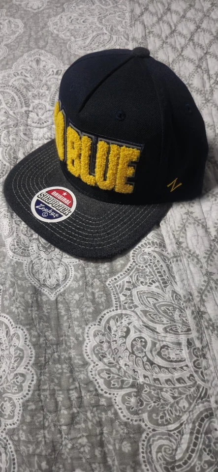 Rare Chenille Letters Michigan Wolverines Snapback - Image 3 of 4